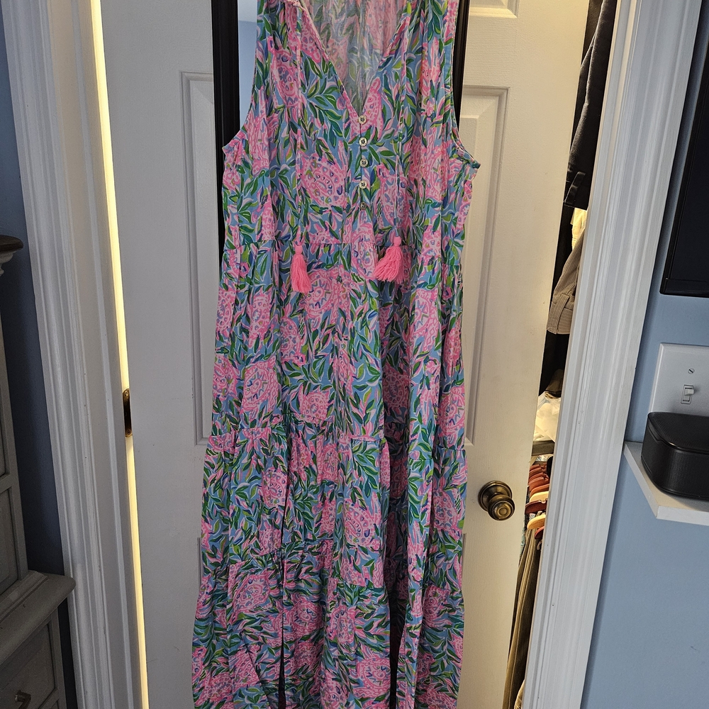 Lilly Pulitzer Malone Maxi, Size XL